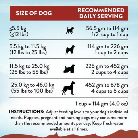 Viva La Venison Dry Dog Food 1.8kg, 9kg