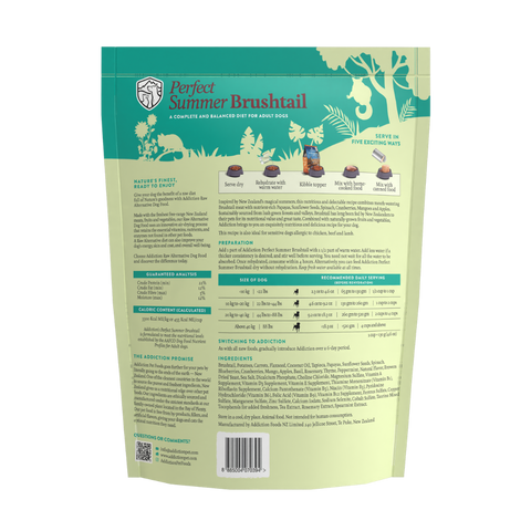 Perfect Summer Brushtail Air-Dried Dog Food 910g