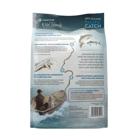 Wild Islands Pacific Catch NZ King Salmon Dry Dog Food 1.8kg, 9kg