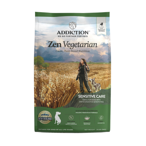 Zen Vegetarian Dry Dog Food 1.8kg, 9kg