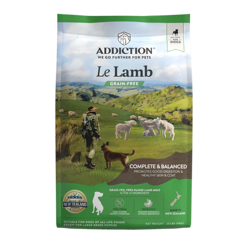 Le Lamb Dry Dog Food 1.8kg, 9kg