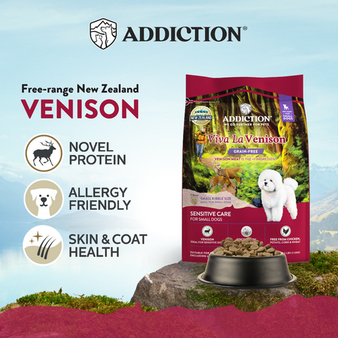 Viva La Venison Grain-free Venison Small Breed Dry Dog Food 1.5kg