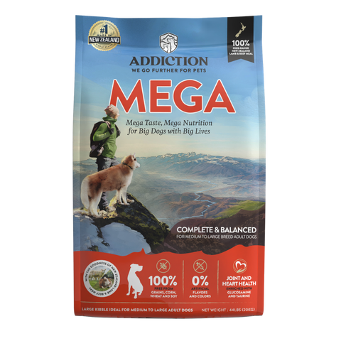 Mega Lamb & Beef Adult Dry Dog Food 20kg