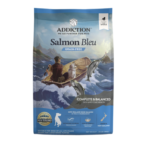 Salmon Bleu Dry Dog Food 1.8kg, 9kg