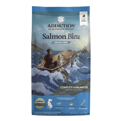 Salmon Bleu Dry Dog Food 1.8kg, 9kg