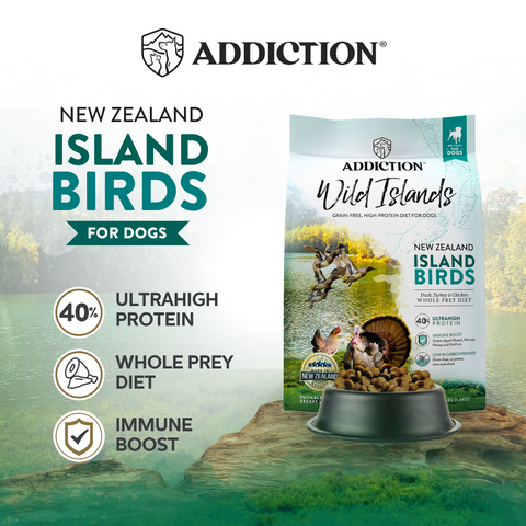 Wild Islands Island Bird NZ Duck, Turkey & Chicken Dry Dog Food 1.8kg, 9kg