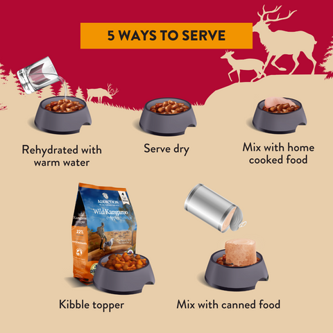 Homestyle Venison & Cranberry Air-Dried Dog Food 910g