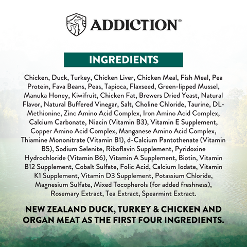 Wild Islands Bird NZ Duck, Turkey & Chicken Dry Cat Food 1.8kg, 4.5kg